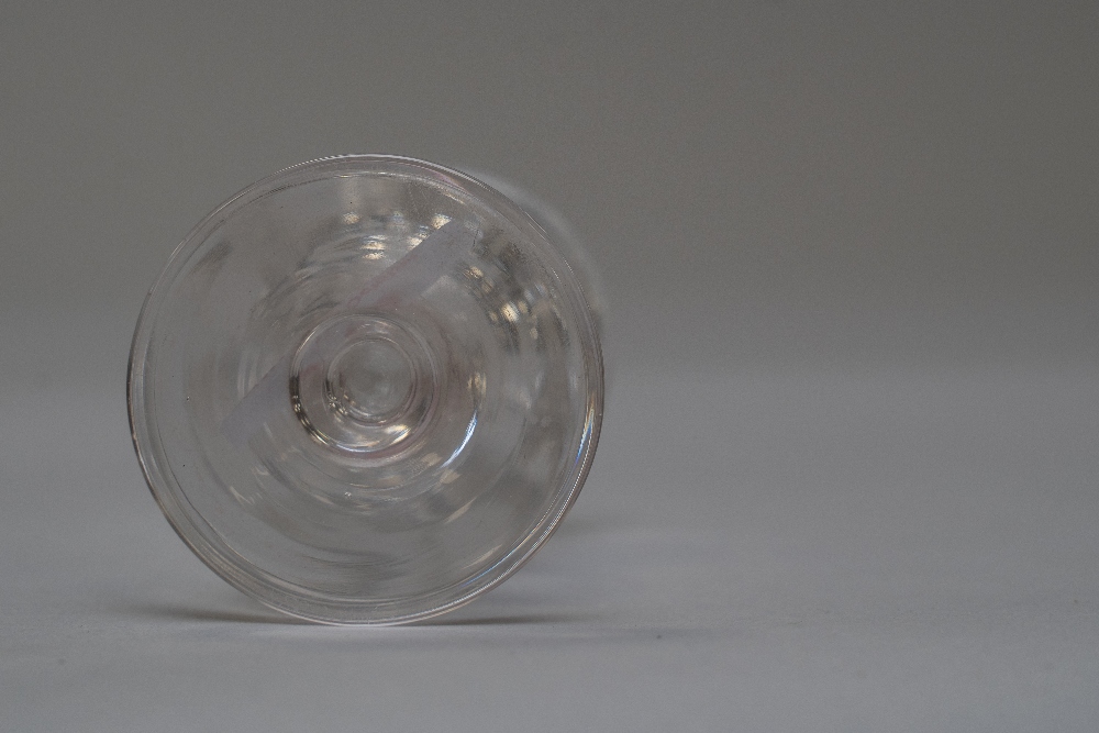 A small sherry glass having thistle shaped bowl. - Image 2 of 2