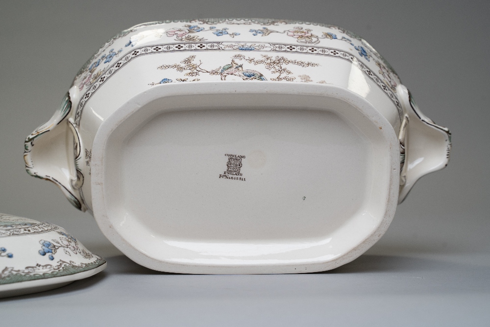 Two lidded soup or serving tureen one marked Copeland Spode rd no.615911 possibly in the Eden - Image 3 of 9