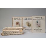A collection of eight Beatrix potter childrens books included are the tale of Johnny town mouse,