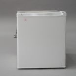 A small freezer, Currys essentials, 35L gross volume. Could do with a clean internally. No