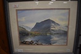 An original watercolour of a Lakeland scene by Eric Holmes 94