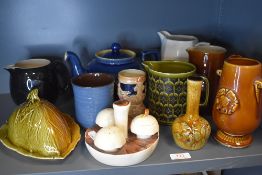 A selection of mid century ceramics including Hornsea pottery Royal Winton etc