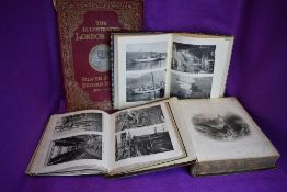 A selection of nautical sailing and marine related books including W.H Bartlett ports and harbours