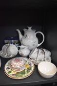 A part tea service by Royal Doulton in the Tumbling Leaves design and similar