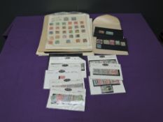 A collection of Commonwealth Stamps, mint & used, on stock cards and sheets including George VI