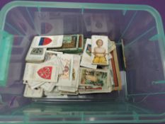 A small collection of cigarette Cards & Trade Cards, mainly Wills & Players but also Kings