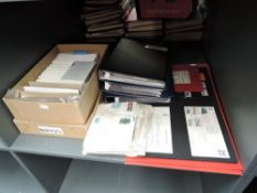 A collection of British TPO (Train Post Office) Covers in albums and large box, box has been