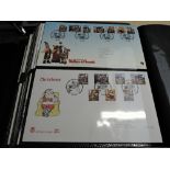 A large album of Christmas First Day Covers 1966-2010, mainly with special cancellations