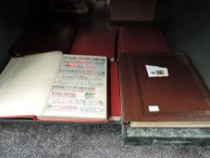 A collection of World Stamps and Covers in eight albums and a box file, mint and used