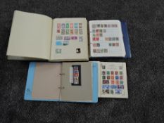 A collection of GB & World Stamps in four albums , mint & used