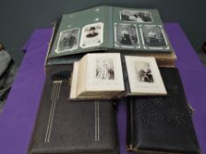 Five late 19th/early 20th century Photograph Albums containing Photographs along with a vintage