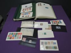 Two Windsor albums and Stock Cards of GB Stamps, mint & used including two Mulready's blue &