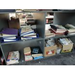 A large collection on four shelves of GB & World Stamps, loose & in albums, mainly used, along