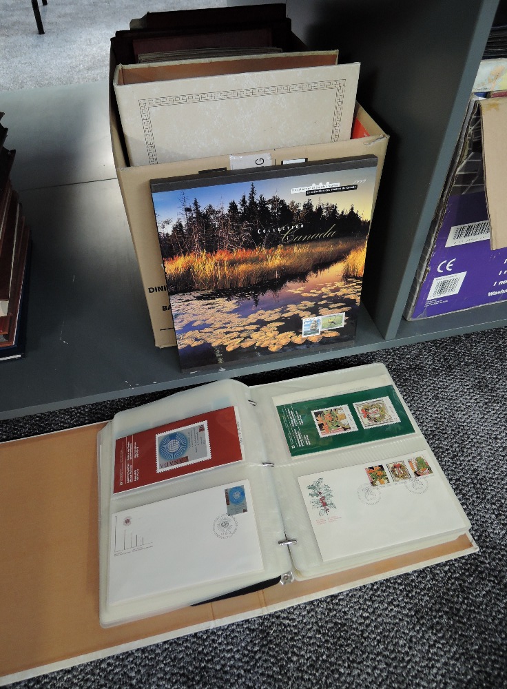 A collection of Canadian Stamps and Covers, early and mainly modern, mint and used, in albums and