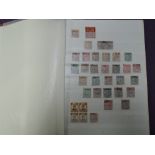 A stock book of India and Indian states Stamps, mint and used