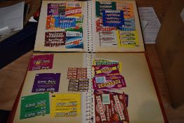 Six albums of World Chewing Gum Packets including Wringleys, Trident, Beech-Nut, Beechies, Adams