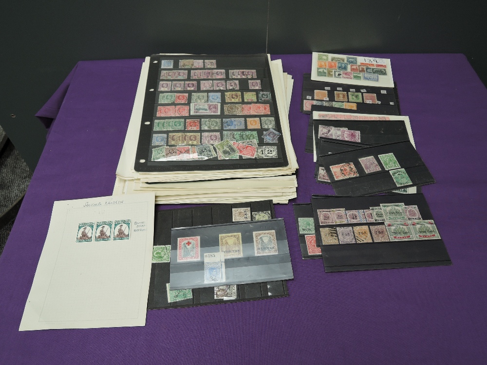 A collection of Commonwealth Stamps on stock sheets and sheets, many good stamps seen, mint and used