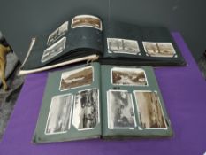 Two vintage albums of Abrahams black & white Lake District Postcards, two hundred+ cards