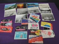 A collection of 1960's Hong Kong Ephemera consisting of 7 real black and white photographs taken