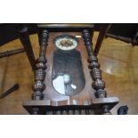 A 19th Century mahogany cased Vienna style wall clock