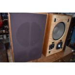 A pair of vintage speakers, make unknown, marked Made in England