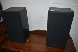 A pair of Technics speakers