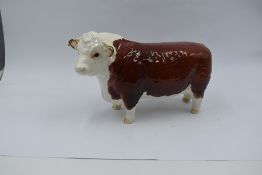 A Beswick study, Hereford Bull 1363A