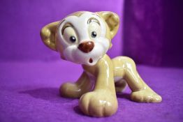 A Beswick figure study by David Hands from the Animaland series Zimmy Lion having gold back stamp