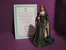 A Royal Worcester limited edition Compton & Woodhouse Figurine, The Princess of Tara 4649/7500