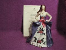 A Royal Worcester limited edition Compton & Woodhouse Figurine, Caroline 352/950 with certificate