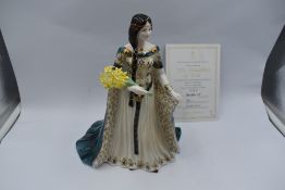 A Royal Worcester Compton & Woodhouse limited edition Figurine, The Daughter Of Erin 527/7500 with