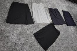 A selection of vintage skirts,all around 1940s-50s, various sizes and colours.