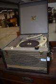 A vintage HMV Gramophone , having Garrard deck , RC120, old power cable removed
