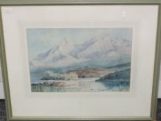 A photographic print, after Daisy Budge, Sgurr-nan-Gillean Skye, 33 x 49cm, plus frame and glazed