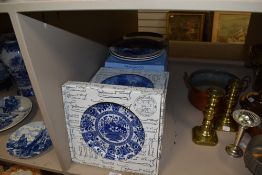 A selection of boxed ceramic display plates including Wedgwood