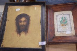 A print of Jesus Christ and a love token