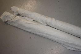 A roll of haberdashery fabric
