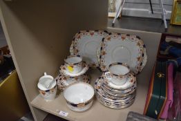 A part tea service by Garland in an imari design