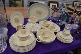 A part dinner service by Susie Cooper in good condition