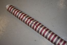 A roll of haberdashery fabric