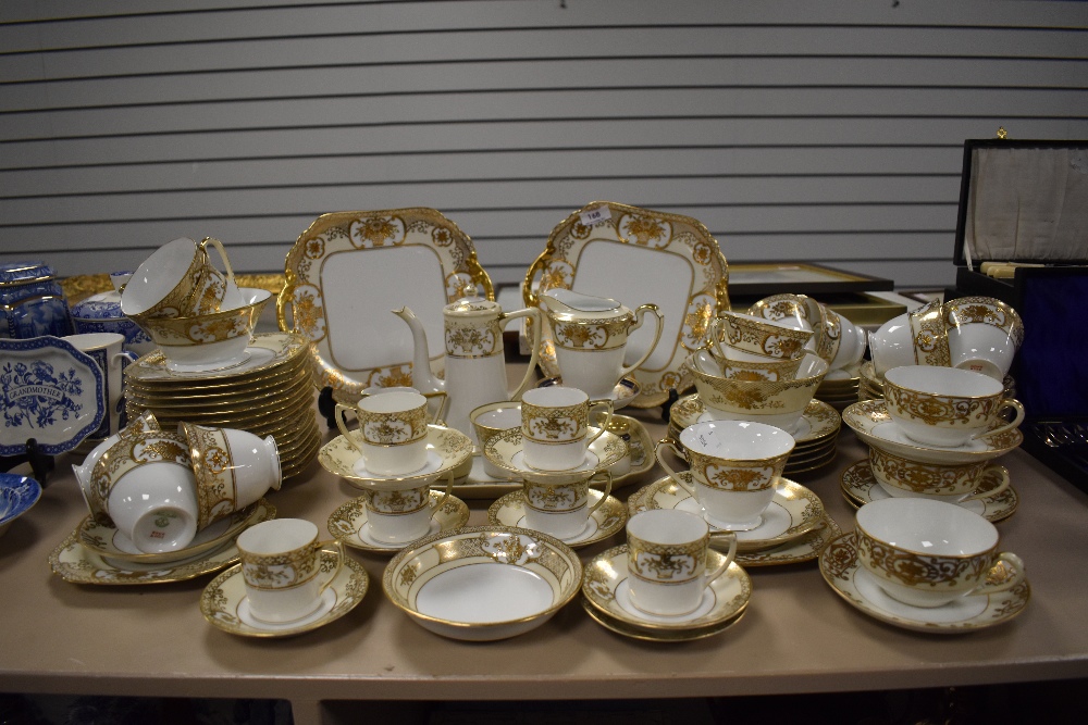 A large part tea and coffee service by Noritake pat no 44318