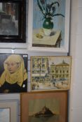 A selection of prints and original art work