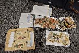 A selection of collectable world and British stamps