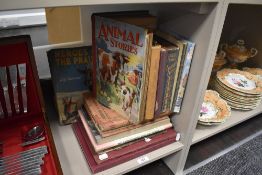 A selection of vintage children annuals and library books