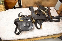 A selection of vintage horse gear