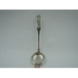 A Victorian Scottish Provincial silver toddy ladle by Alexander Cameron, Dundee of traditional