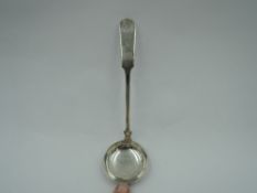A Victorian Scottish Provincial silver toddy ladle by Alexander Cameron, Dundee of traditional