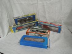 Two AHM HO scale Santa Fe Locomotives 2099 and 1456, both boxed, a Model Power HO scale Santa Fe FA2