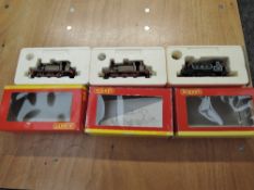 Three Hornby 00 gauge Tank Engines, 0-6-0 Piccadilly, boxed R2483, 0-6-0 Earlswood, boxed R2190