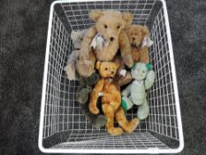 Six modern Teddy Bears and Soft Toy including, The Old Fashioned Teddy Bear Company, Susan Jones,